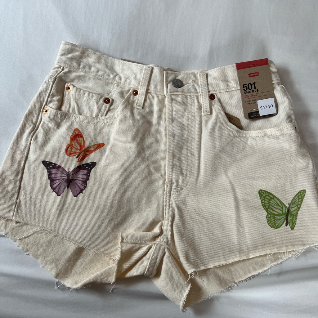 Brand New Embroidered Levis